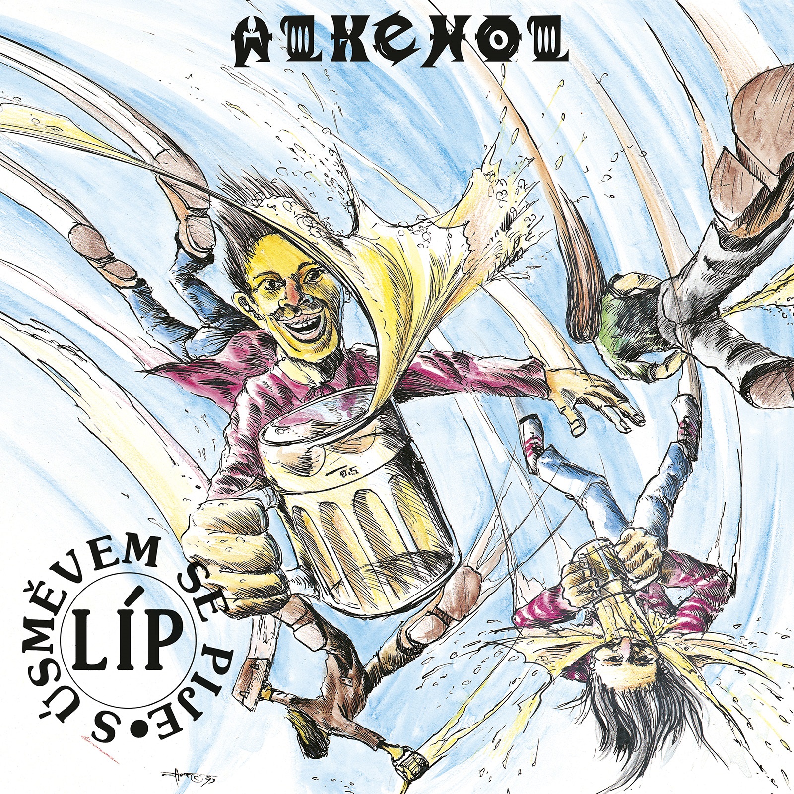 Alkehol - S Usmevem Se Pije Lip, Vinyl Album